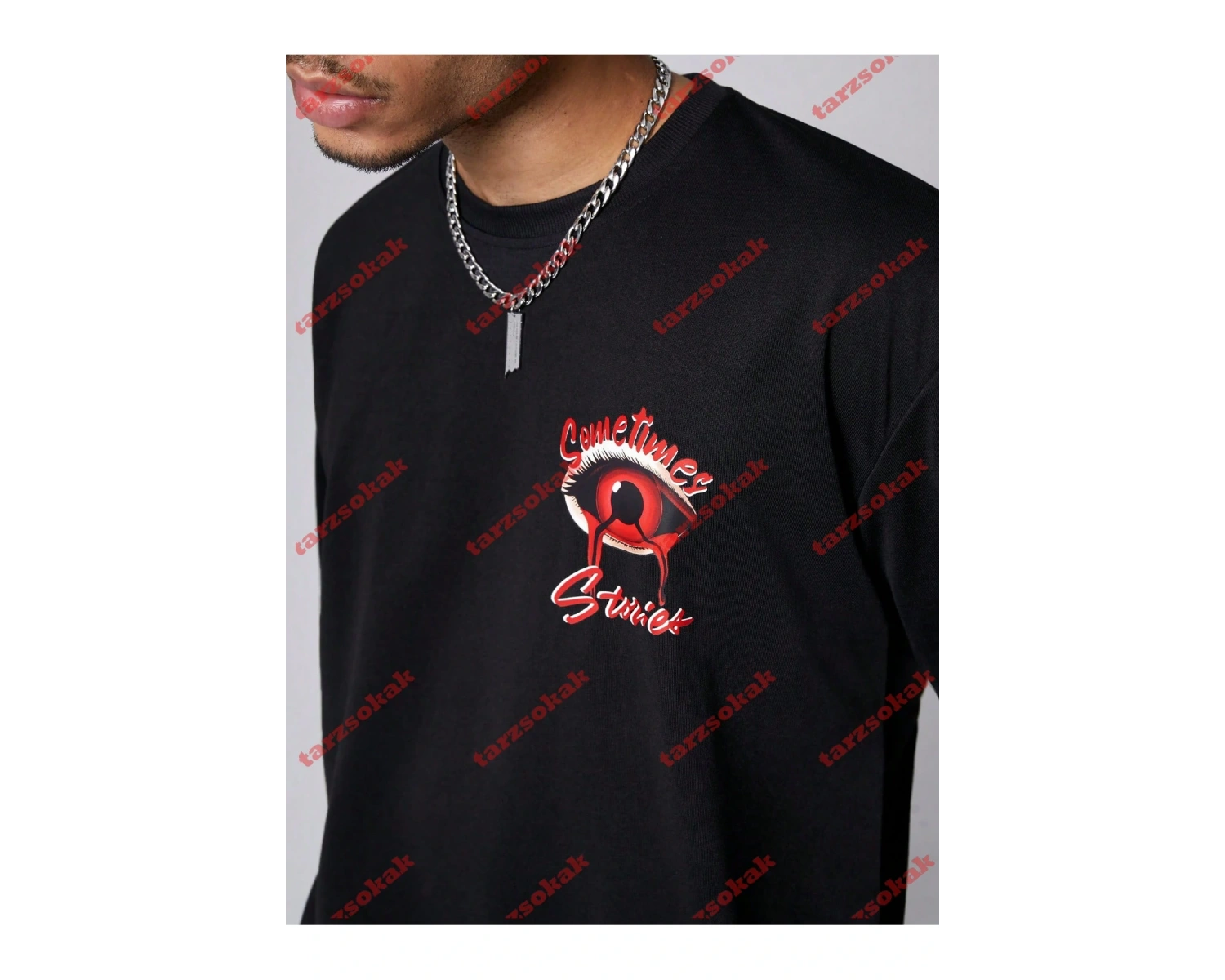 Model 3540 Erkek Yazlık Yuvarlak Yaka Kısa Kollu Günlük Tişört, Yaz