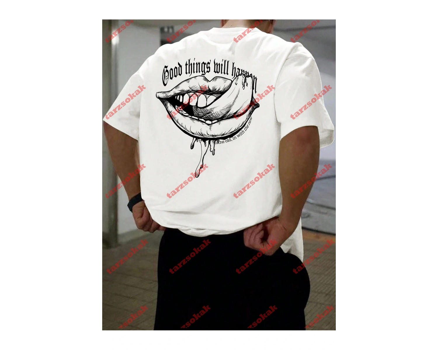 Model 3541 Erkek Yazlık Yuvarlak Yaka Kısa Kollu Günlük Tişört, Yaz