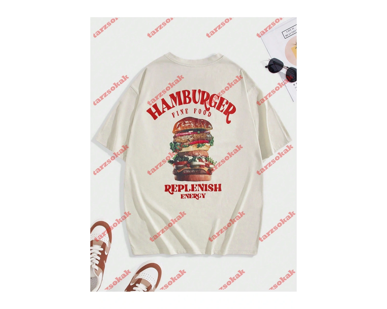 Model 3546 Erkek Yazlık Yuvarlak Yaka Kısa Kollu Günlük Tişört, Yaz