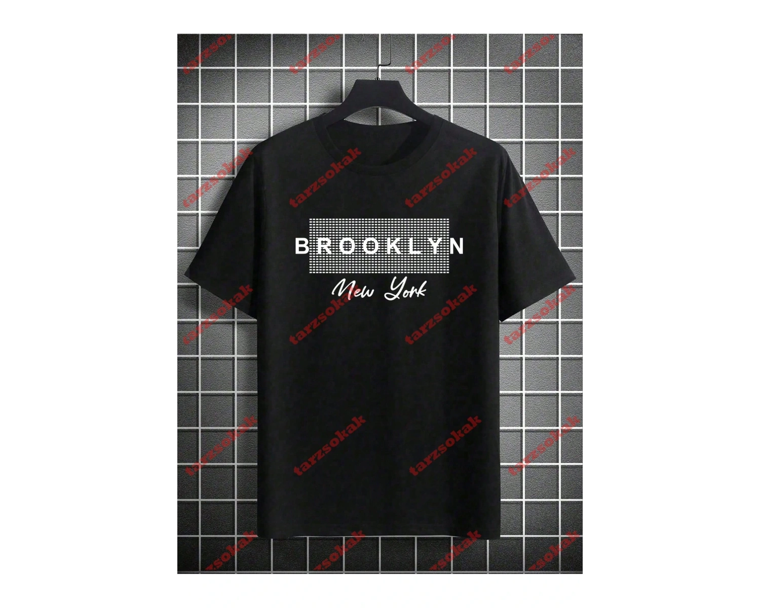 Model 3551 Erkek Yazlık Yuvarlak Yaka Kısa Kollu Günlük Tişört, Yaz