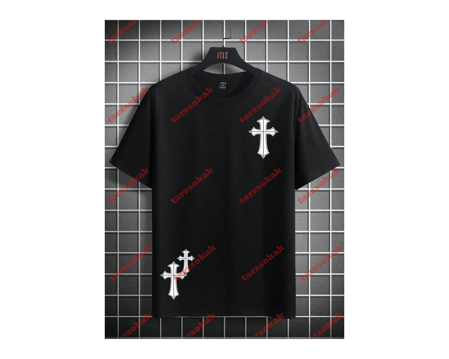 Model 3553 Erkek Yazlık Yuvarlak Yaka Kısa Kollu Günlük Tişört, Yaz