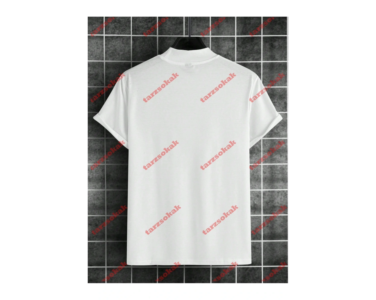 Model 3556 Erkek Yazlık Yuvarlak Yaka Kısa Kollu Günlük Tişört, Yaz