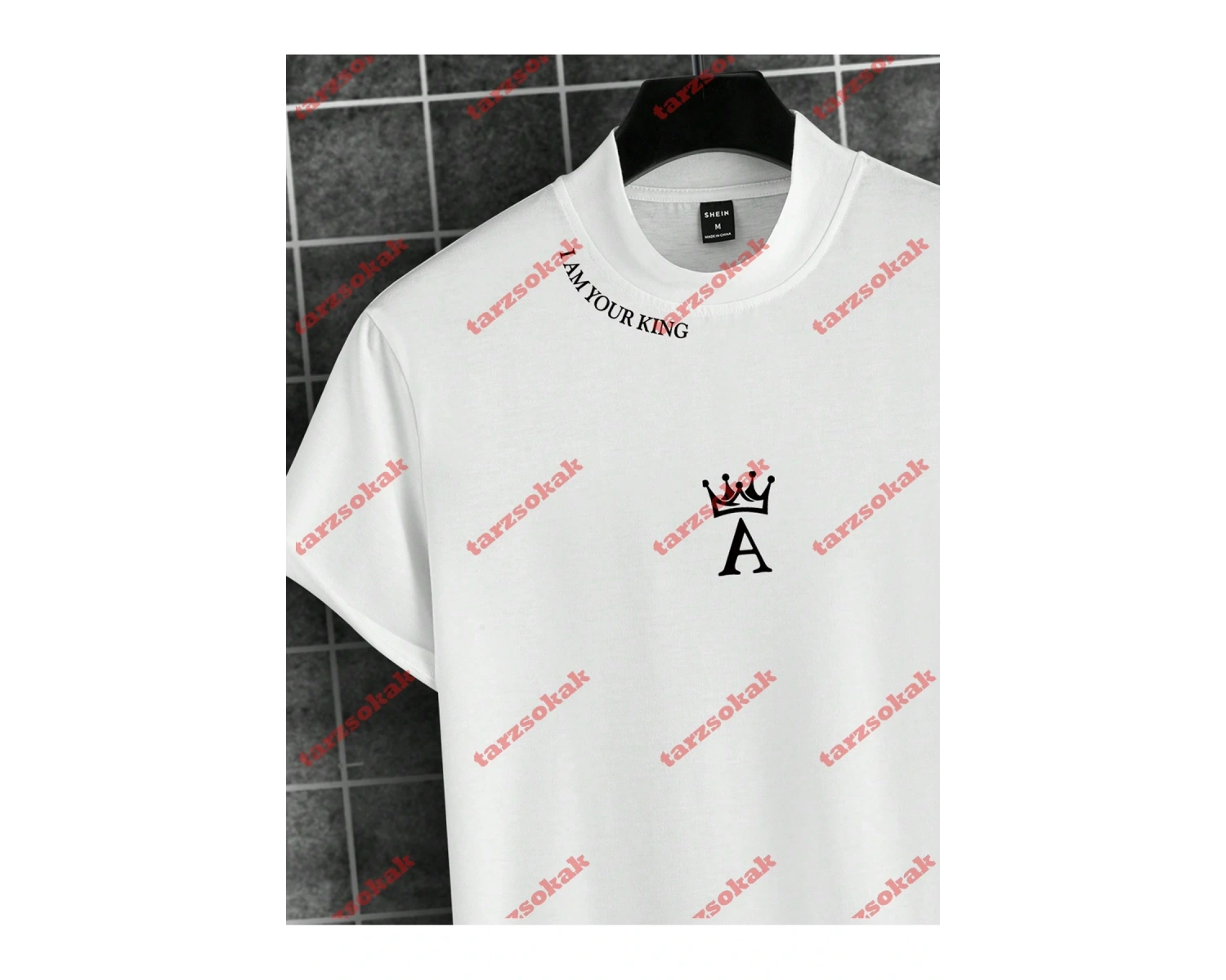 Model 3556 Erkek Yazlık Yuvarlak Yaka Kısa Kollu Günlük Tişört, Yaz