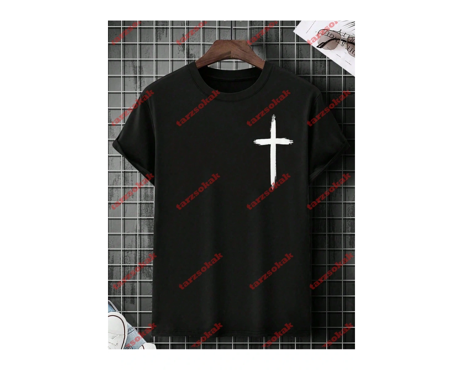 Model 3568 Erkek Yazlık Yuvarlak Yaka Kısa Kollu Günlük Tişört, Yaz