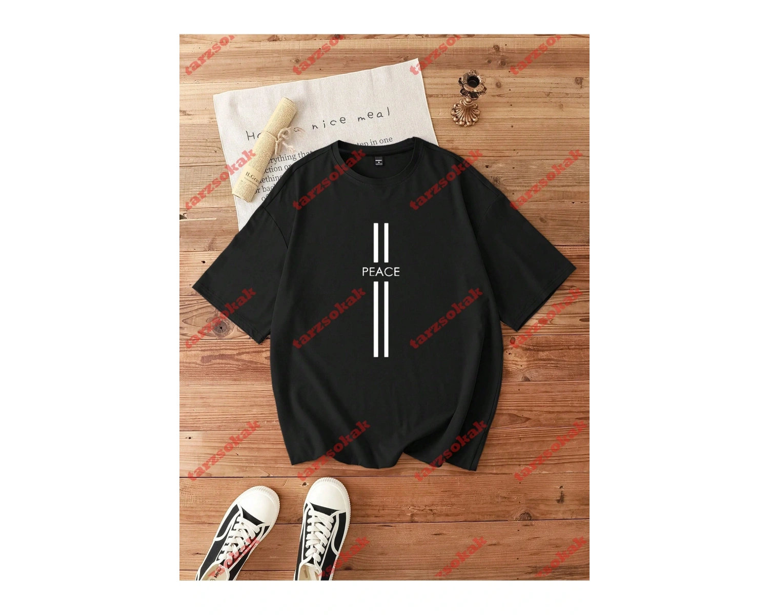 Model 3574 Erkek Yazlık Yuvarlak Yaka Kısa Kollu Günlük Tişört, Yaz