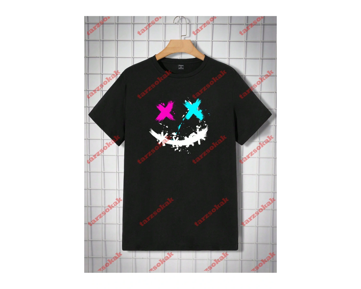 Model 3581 Erkek Yazlık Yuvarlak Yaka Kısa Kollu Günlük Tişört, Yaz