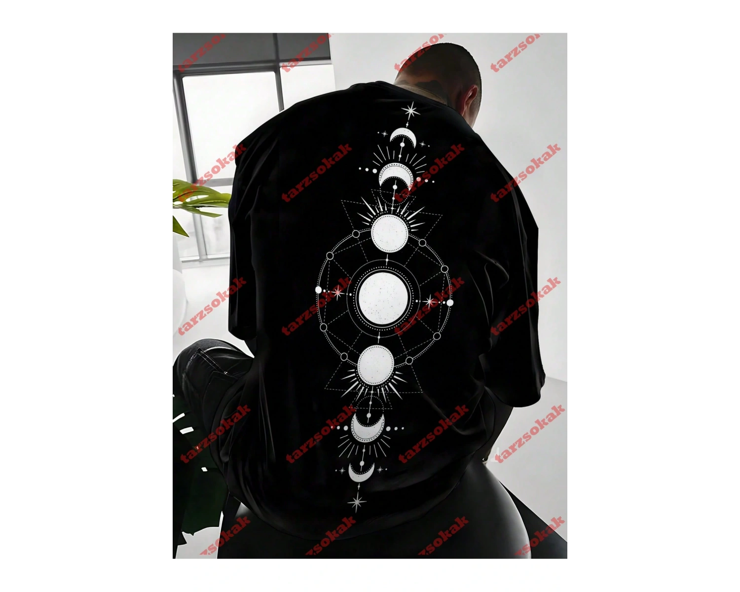 Model 3583 Erkek Yazlık Yuvarlak Yaka Kısa Kollu Günlük Tişört, Yaz