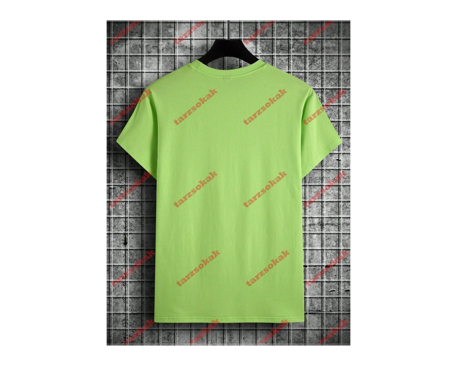 Model 3585 Erkek Yazlık Yuvarlak Yaka Kısa Kollu Günlük Tişört, Yaz