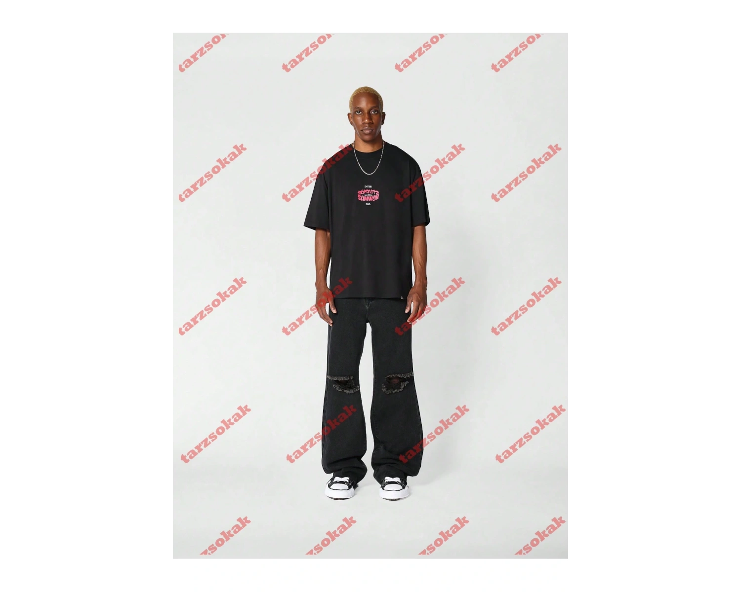 Model 3586 Erkek Yazlık Yuvarlak Yaka Kısa Kollu Günlük Tişört, Yaz