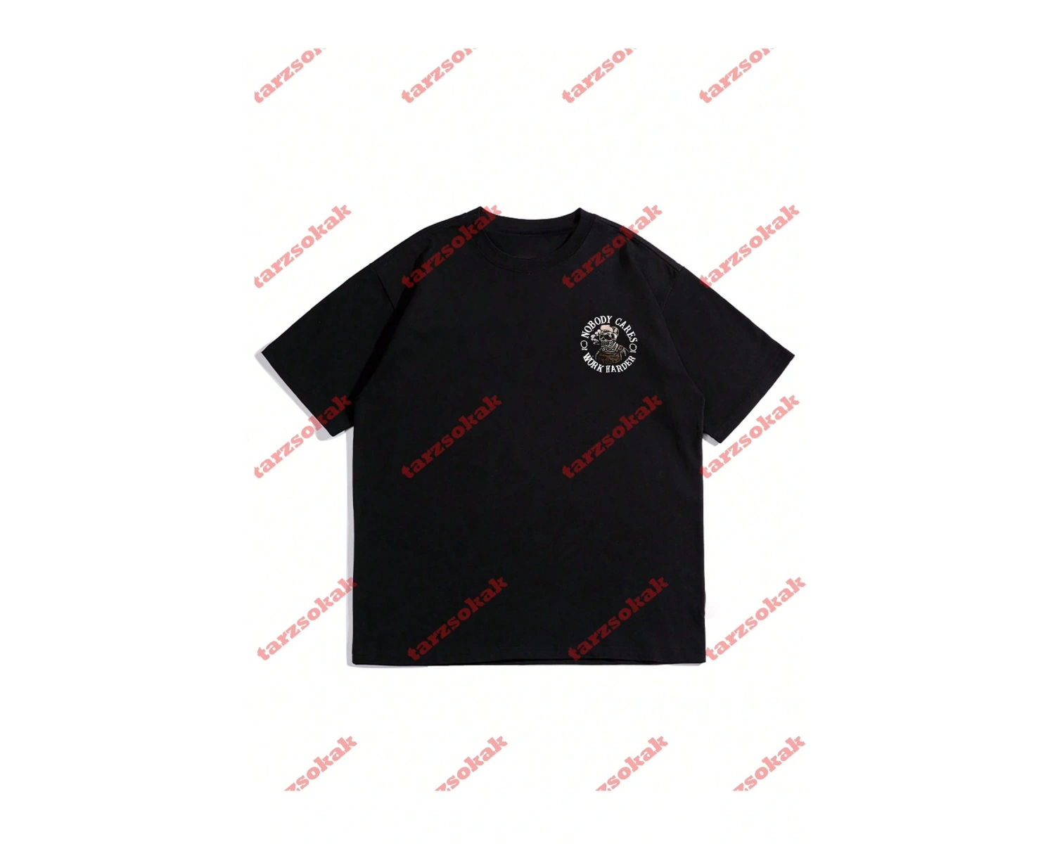 Model 3596 Erkek Yazlık Yuvarlak Yaka Kısa Kollu Günlük Tişört, Yaz