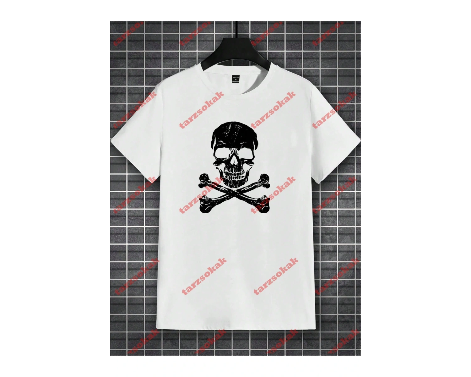 Model 3597 Erkek Yazlık Yuvarlak Yaka Kısa Kollu Günlük Tişört, Yaz