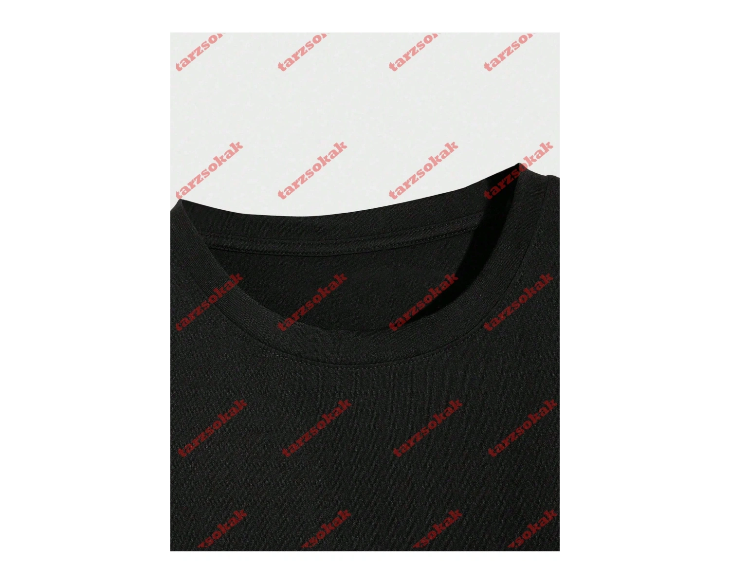 Model 3599 Erkek Yazlık Yuvarlak Yaka Kısa Kollu Günlük Tişört, Yaz