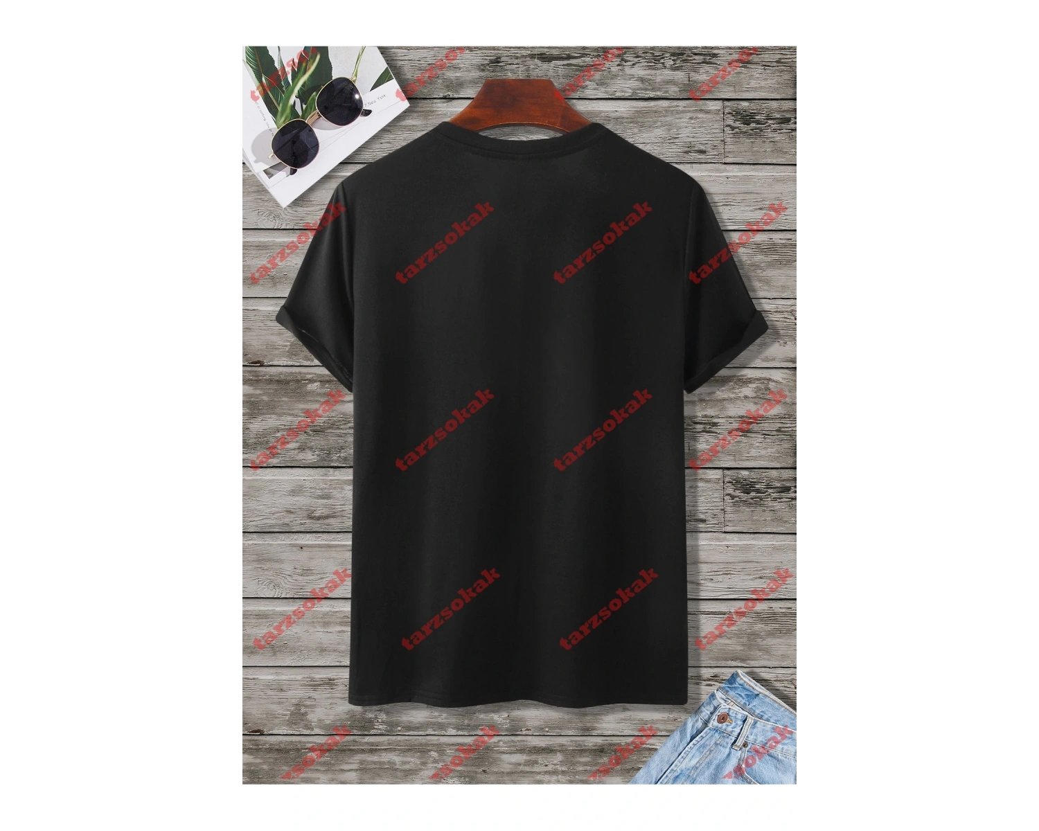 Model 3600 Erkek Yazlık Yuvarlak Yaka Kısa Kollu Günlük Tişört, Yaz