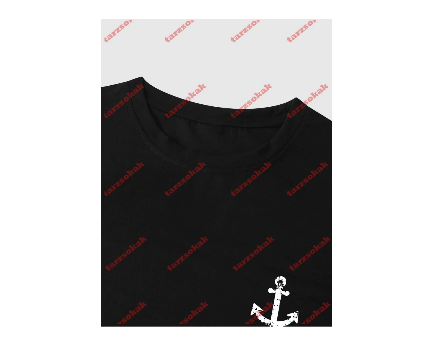 Model 3600 Erkek Yazlık Yuvarlak Yaka Kısa Kollu Günlük Tişört, Yaz