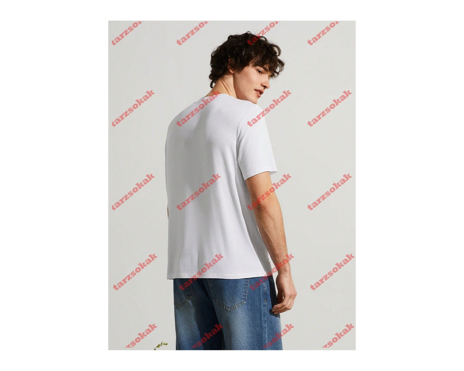 Model 3610 Erkek Yazlık Yuvarlak Yaka Kısa Kollu Günlük Tişört, Yaz