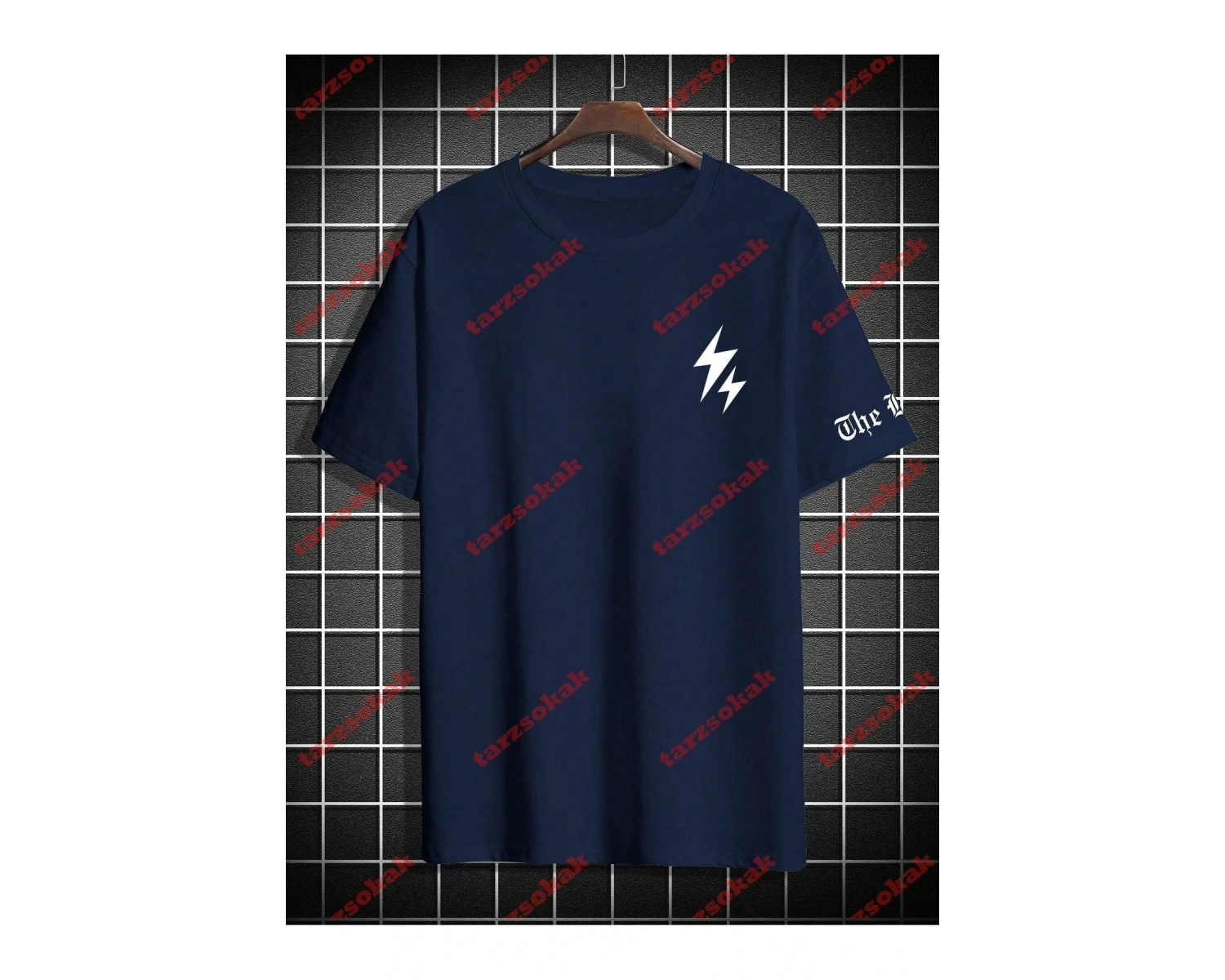 Model 3617 Erkek Yazlık Yuvarlak Yaka Kısa Kollu Günlük Tişört, Yaz