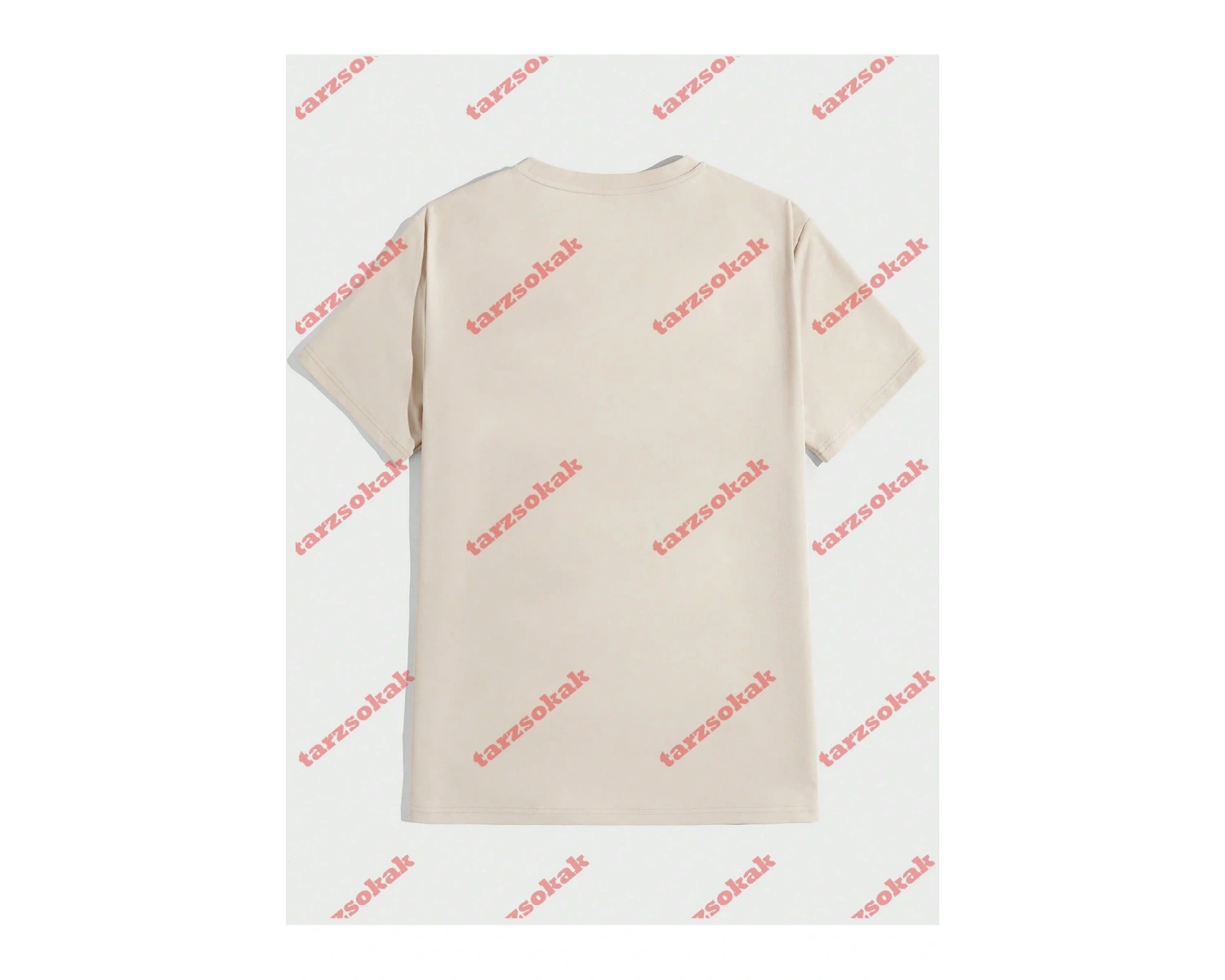 Model 3626 Erkek Yazlık Yuvarlak Yaka Kısa Kollu Günlük Tişört, Yaz