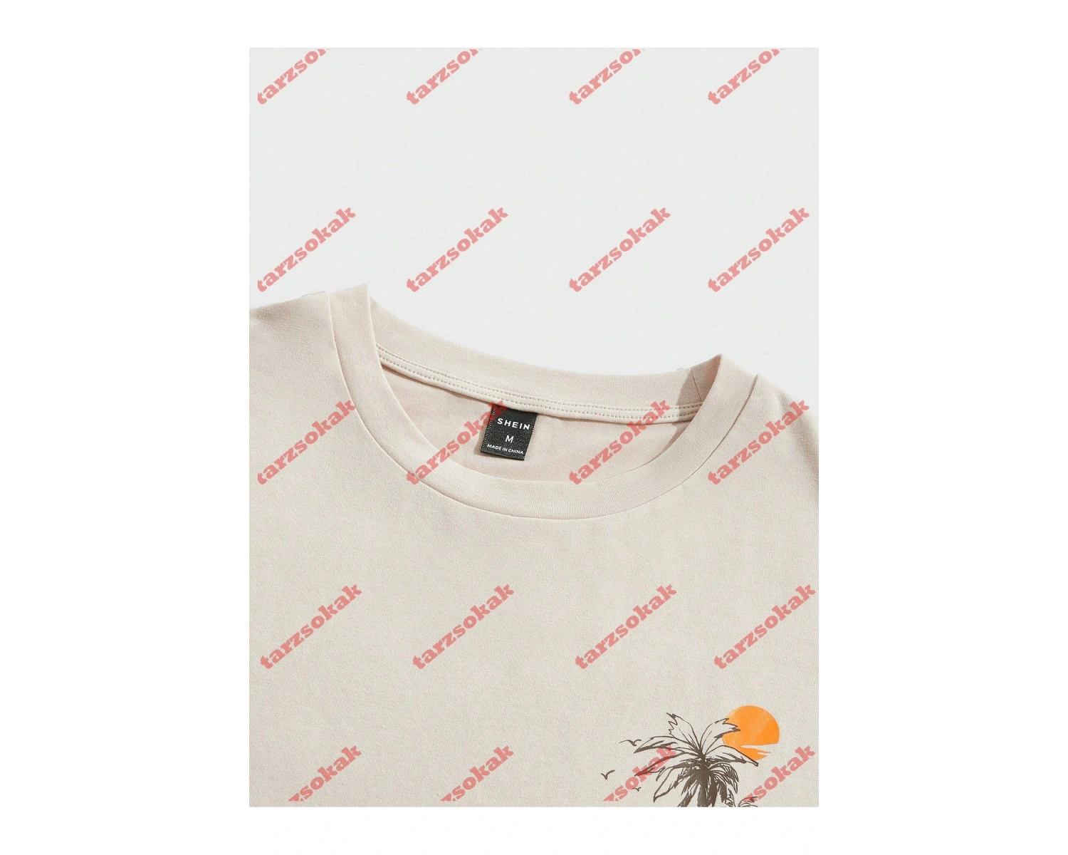 Model 3626 Erkek Yazlık Yuvarlak Yaka Kısa Kollu Günlük Tişört, Yaz