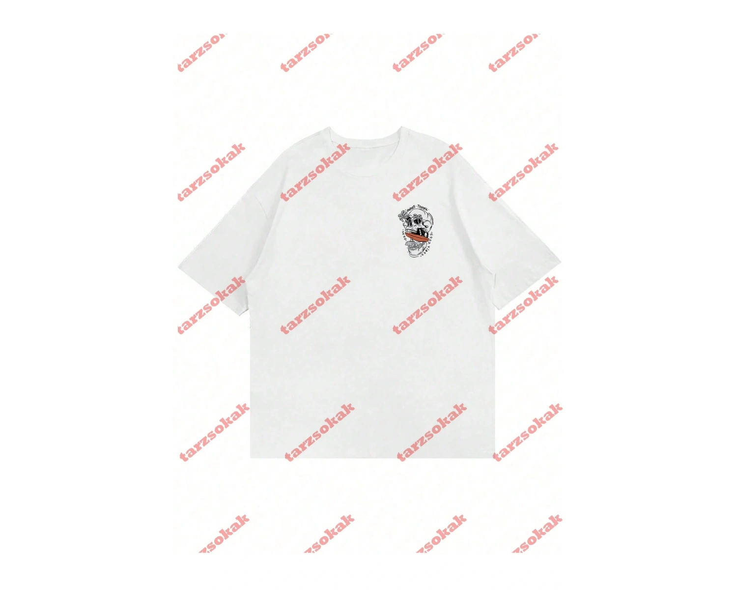 Model 3639 Erkek Yazlık Yuvarlak Yaka Kısa Kollu Günlük Tişört, Yaz