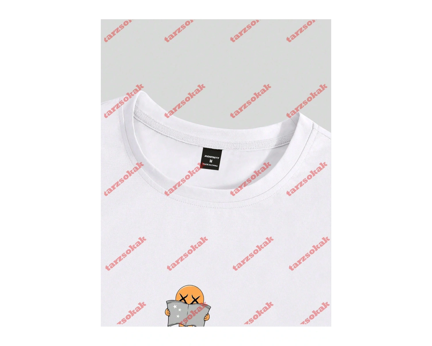 Model 3640 Erkek Yazlık Yuvarlak Yaka Kısa Kollu Günlük Tişört, Yaz