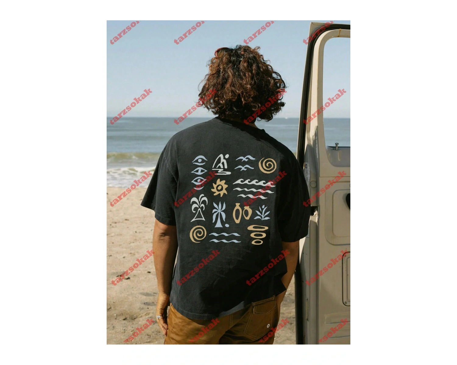 Model 3645 Erkek Yazlık Yuvarlak Yaka Kısa Kollu Günlük Tişört, Yaz