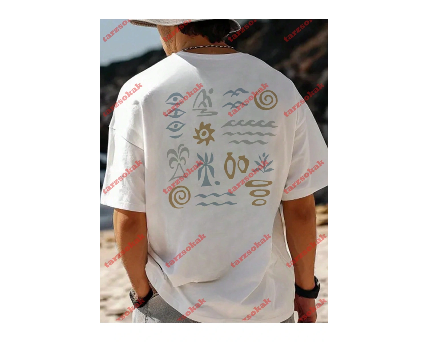 Model 3645 Erkek Yazlık Yuvarlak Yaka Kısa Kollu Günlük Tişört, Yaz