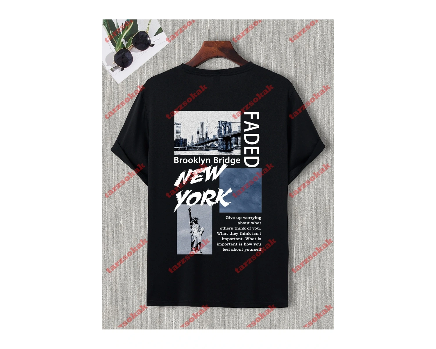 Model 3659 Erkek Yazlık Yuvarlak Yaka Kısa Kollu Günlük Tişört, Yaz