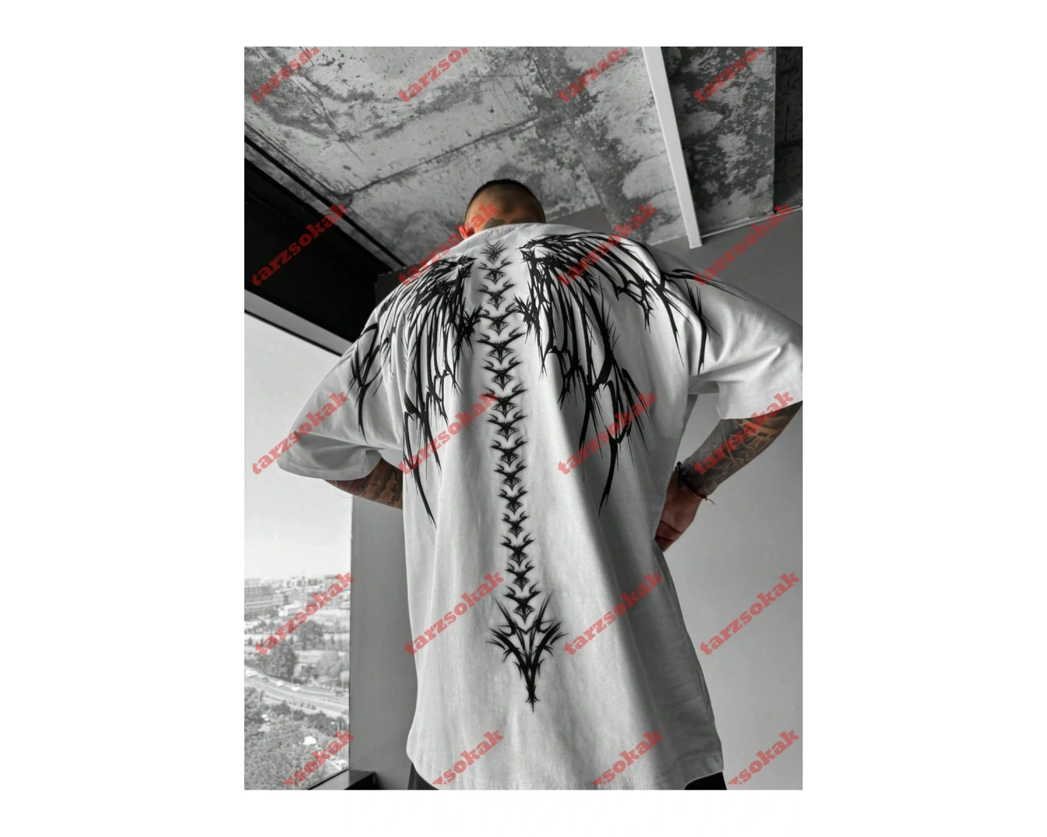 Model 3662 Erkek Yazlık Yuvarlak Yaka Kısa Kollu Günlük Tişört, Yaz