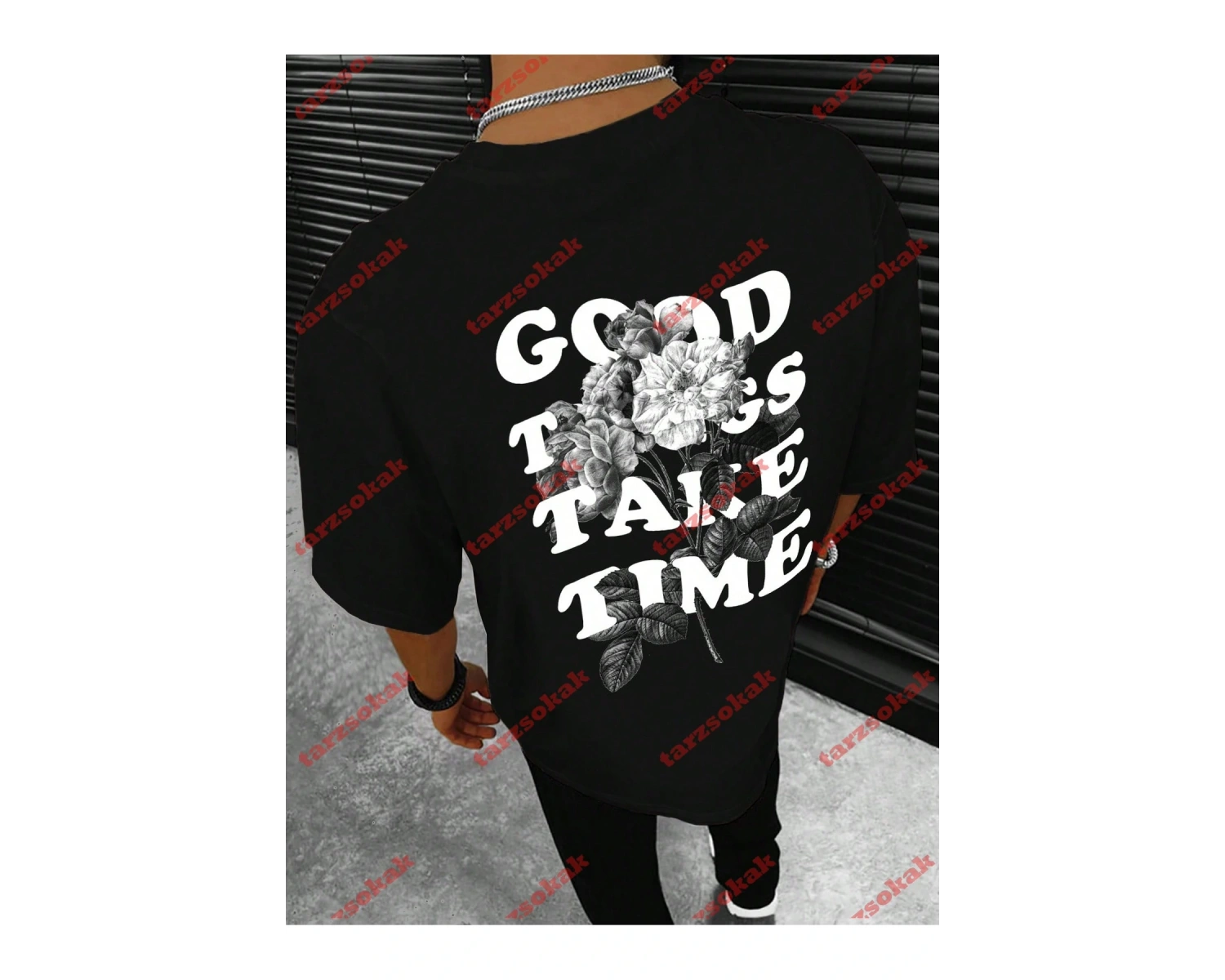 Model 3671 Erkek Yazlık Yuvarlak Yaka Kısa Kollu Günlük Tişört, Yaz