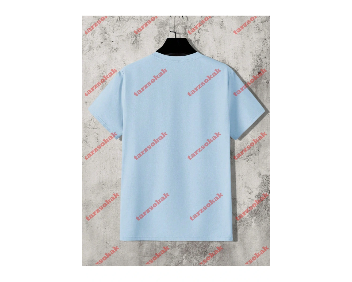 Model 3673 Erkek Yazlık Yuvarlak Yaka Kısa Kollu Günlük Tişört, Yaz