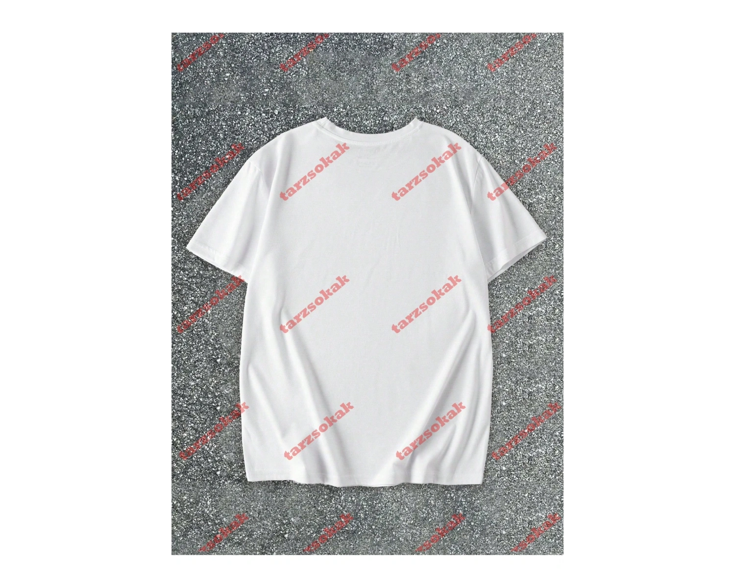 Model 3675 Erkek Yazlık Yuvarlak Yaka Kısa Kollu Günlük Tişört, Yaz