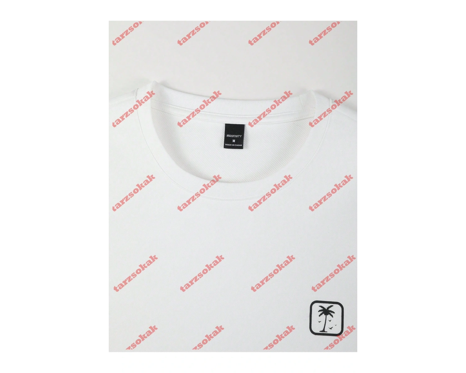 Model 3681 Erkek Yazlık Yuvarlak Yaka Kısa Kollu Günlük Tişört, Yaz