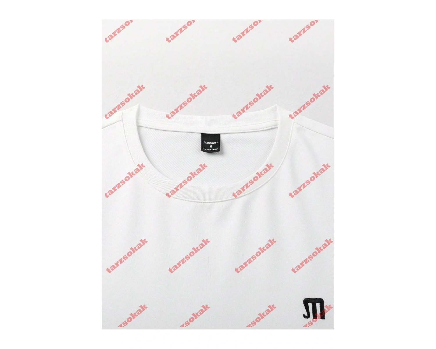 Model 3681 Erkek Yazlık Yuvarlak Yaka Kısa Kollu Günlük Tişört, Yaz