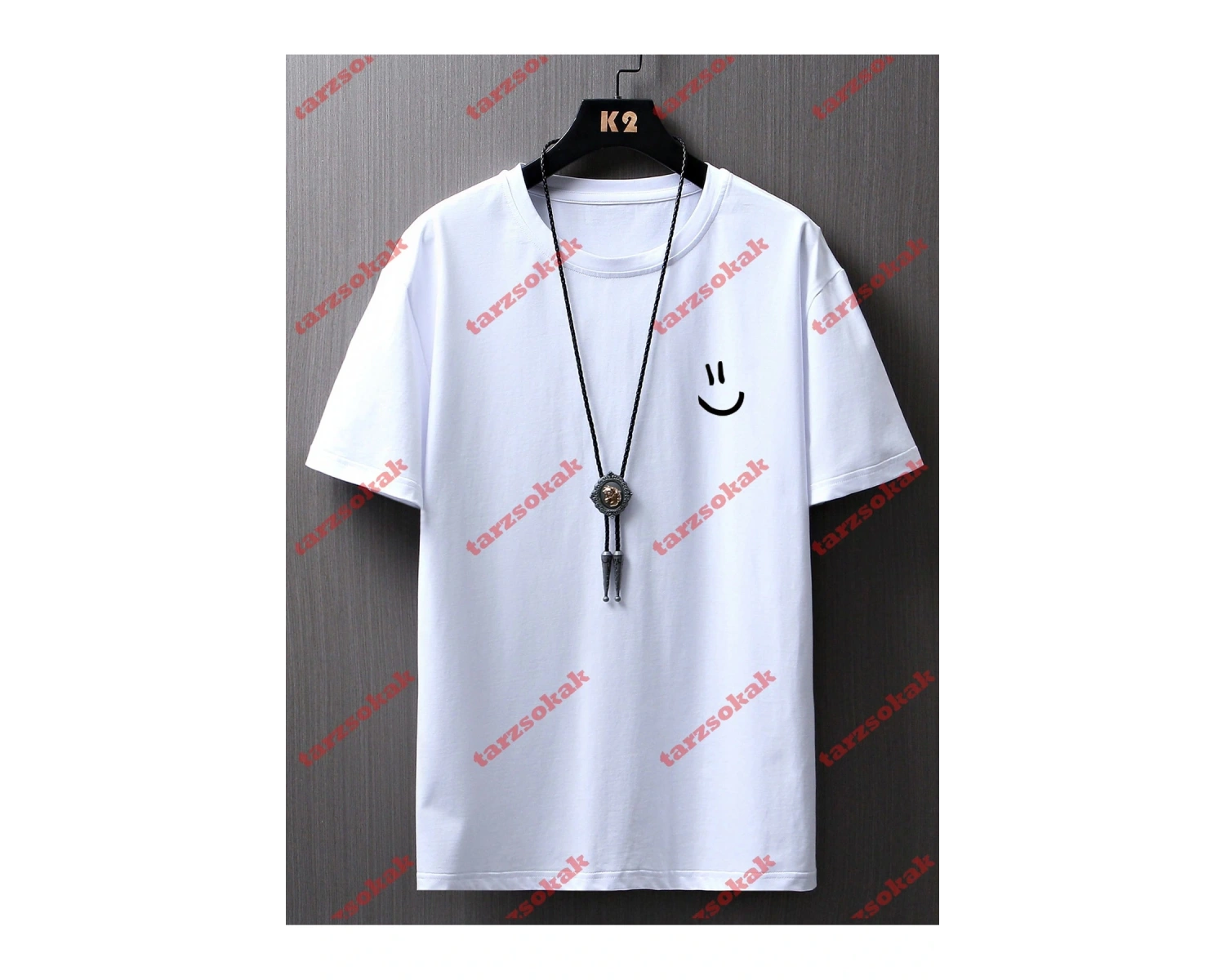 Model 3683 Erkek Yazlık Yuvarlak Yaka Kısa Kollu Günlük Tişört, Yaz