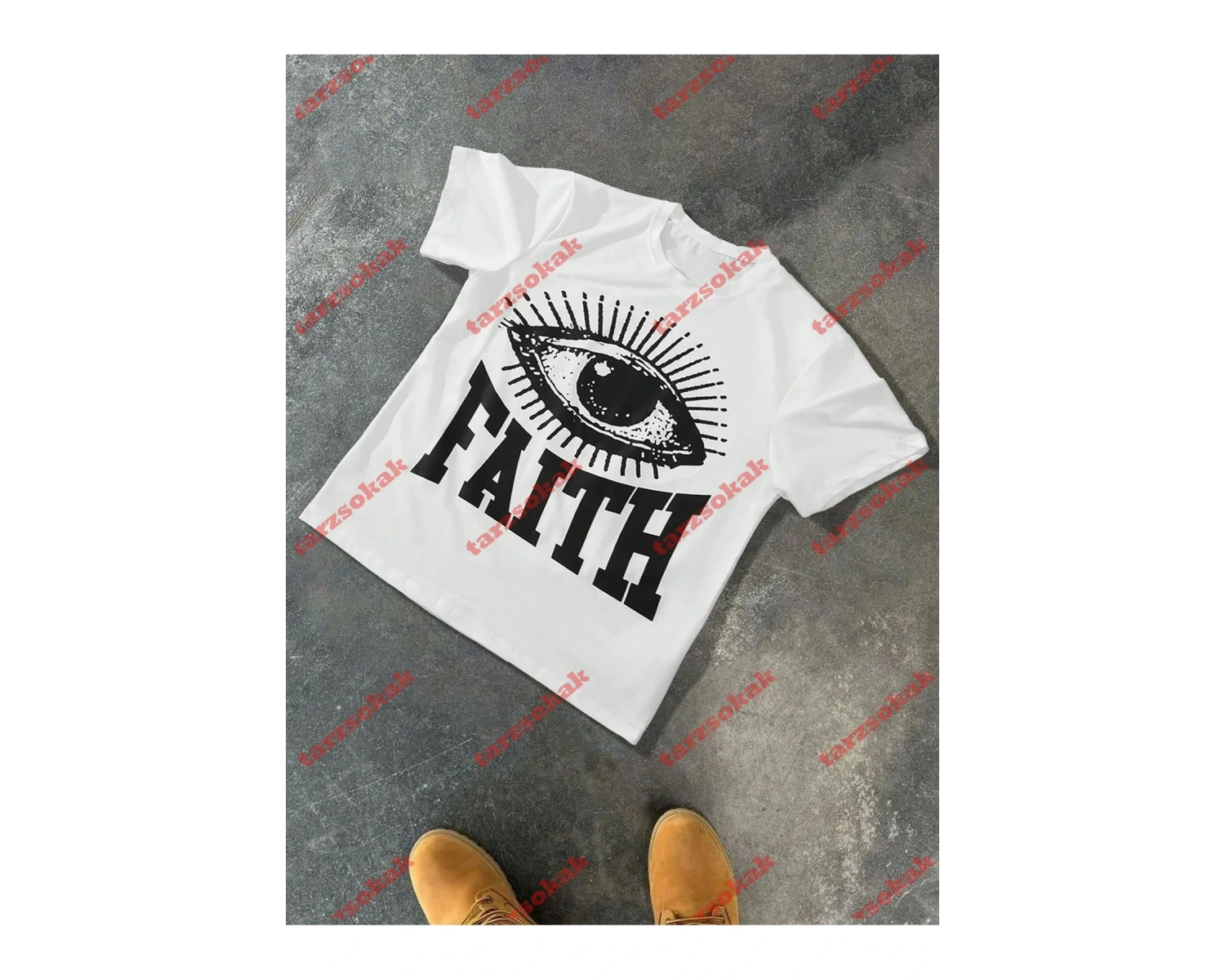 Model 3691 Erkek Yazlık Yuvarlak Yaka Kısa Kollu Günlük Tişört, Yaz