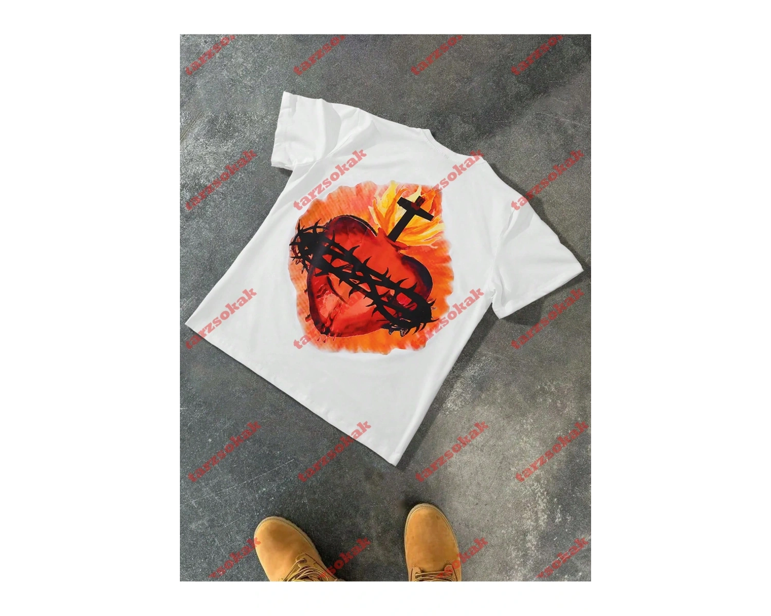 Model 3691 Erkek Yazlık Yuvarlak Yaka Kısa Kollu Günlük Tişört, Yaz