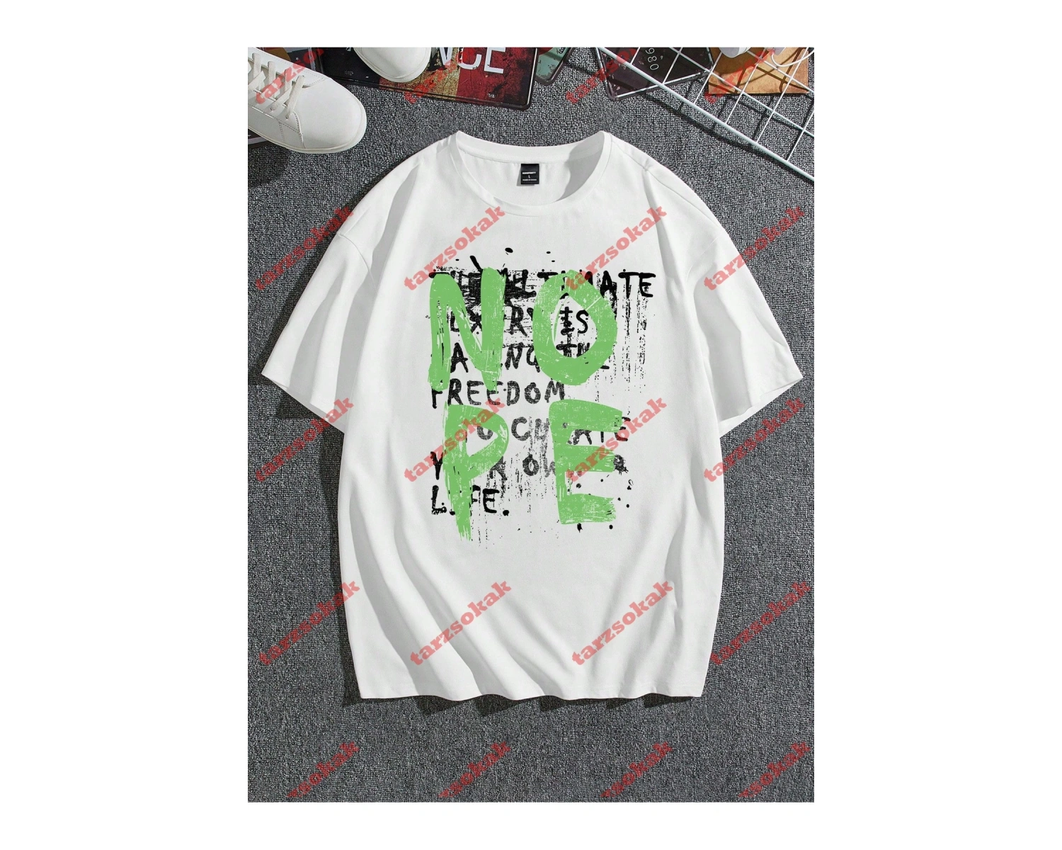 Model 3692 Erkek Yazlık Yuvarlak Yaka Kısa Kollu Günlük Tişört, Yaz