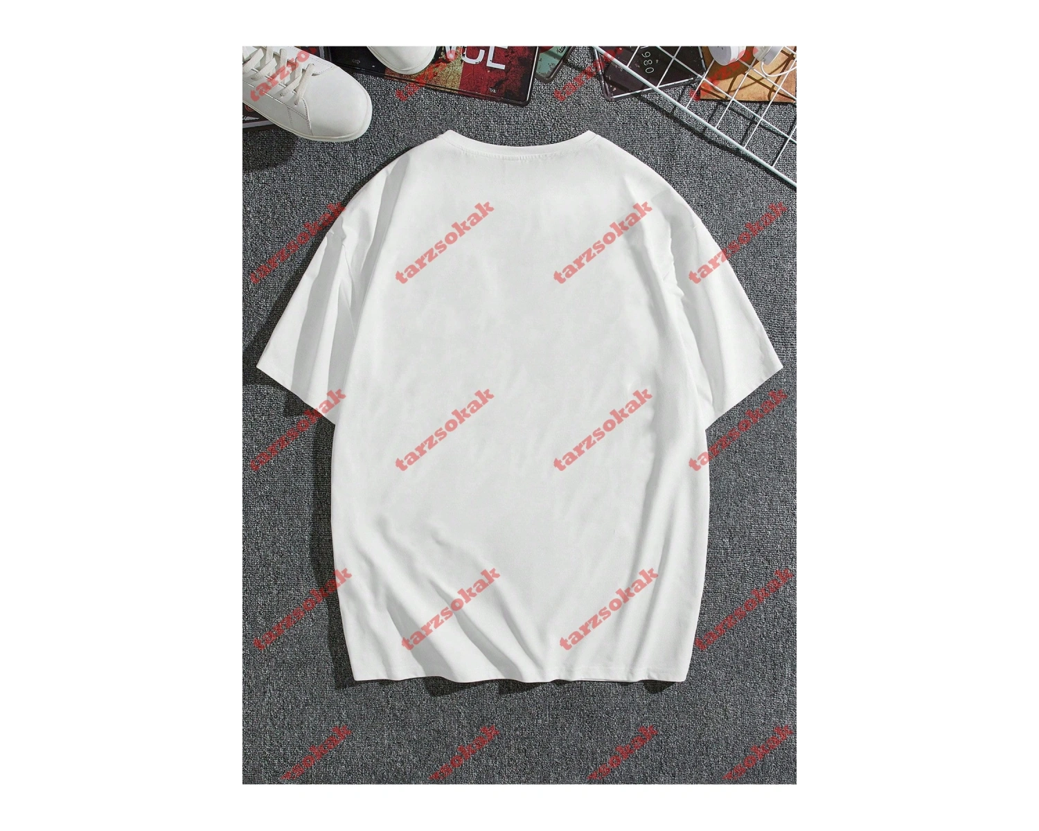 Model 3692 Erkek Yazlık Yuvarlak Yaka Kısa Kollu Günlük Tişört, Yaz