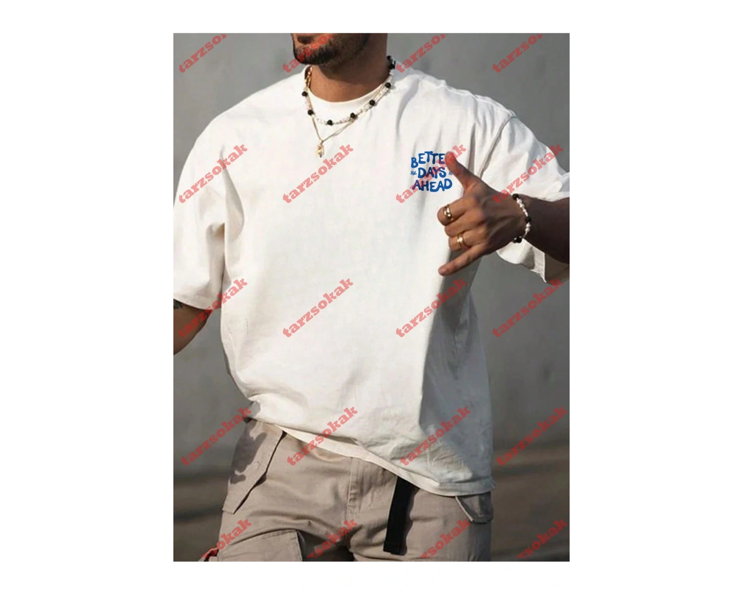 Model 3693 Erkek Yazlık Yuvarlak Yaka Kısa Kollu Günlük Tişört, Yaz