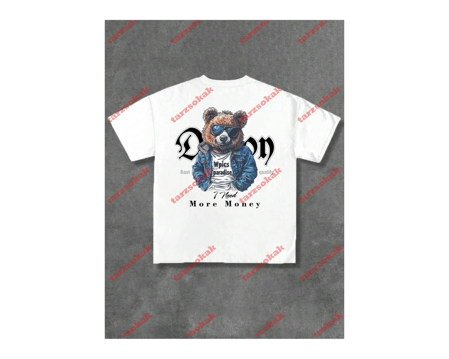 Model 3694 Erkek Yazlık Yuvarlak Yaka Kısa Kollu Günlük Tişört, Yaz