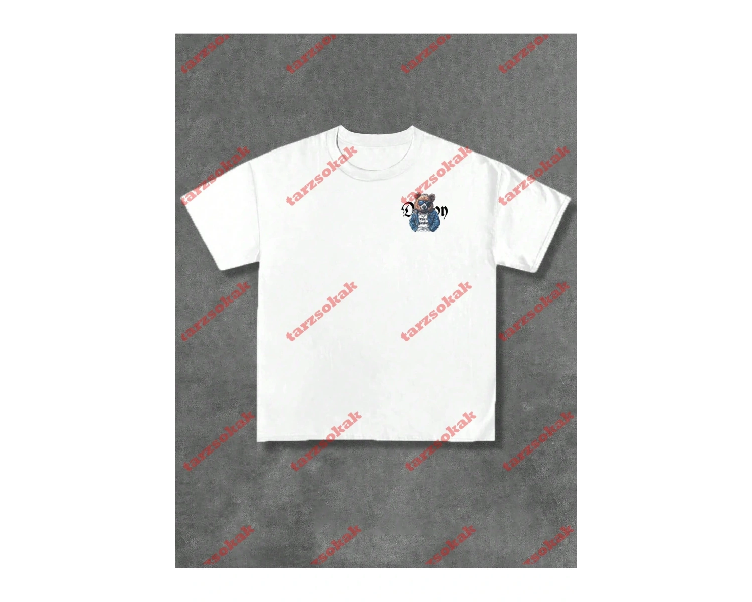 Model 3694 Erkek Yazlık Yuvarlak Yaka Kısa Kollu Günlük Tişört, Yaz