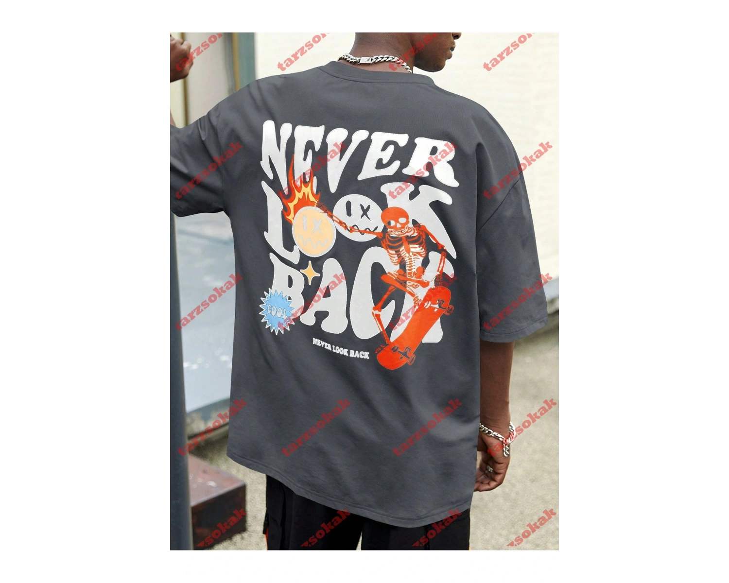 Model 3695 Erkek Yazlık Yuvarlak Yaka Kısa Kollu Günlük Tişört, Yaz