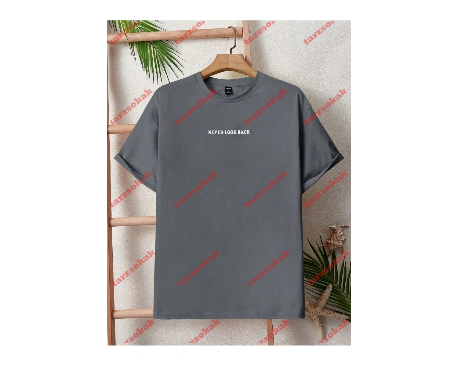 Model 3695 Erkek Yazlık Yuvarlak Yaka Kısa Kollu Günlük Tişört, Yaz