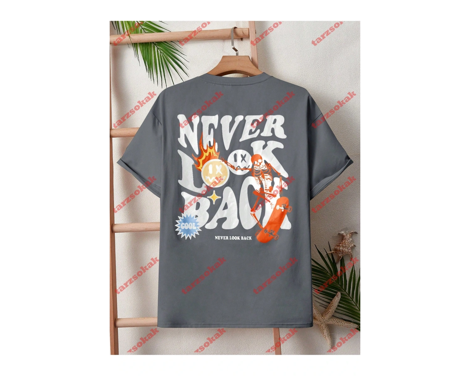 Model 3695 Erkek Yazlık Yuvarlak Yaka Kısa Kollu Günlük Tişört, Yaz