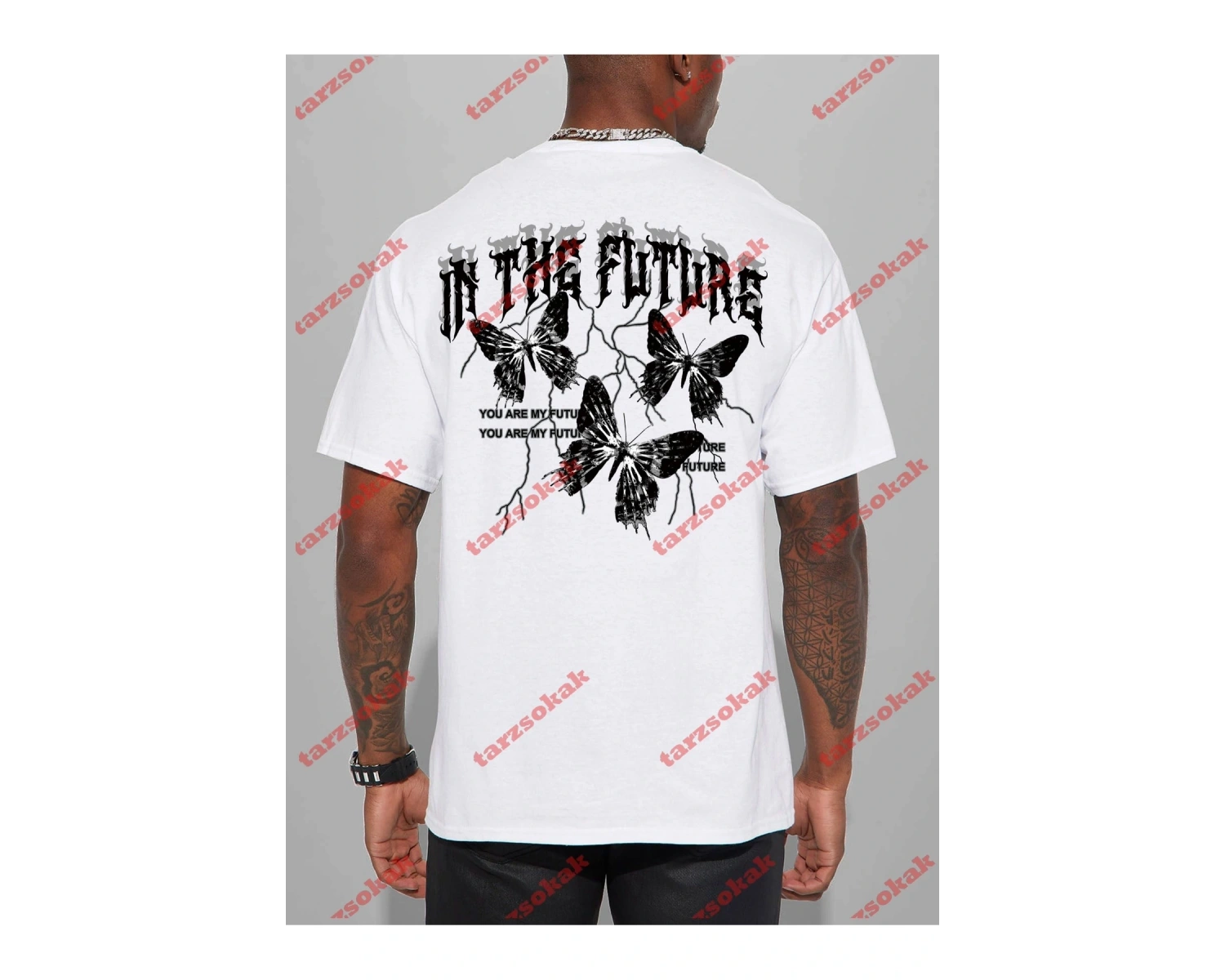 Model 3697 Erkek Yazlık Yuvarlak Yaka Kısa Kollu Günlük Tişört, Yaz