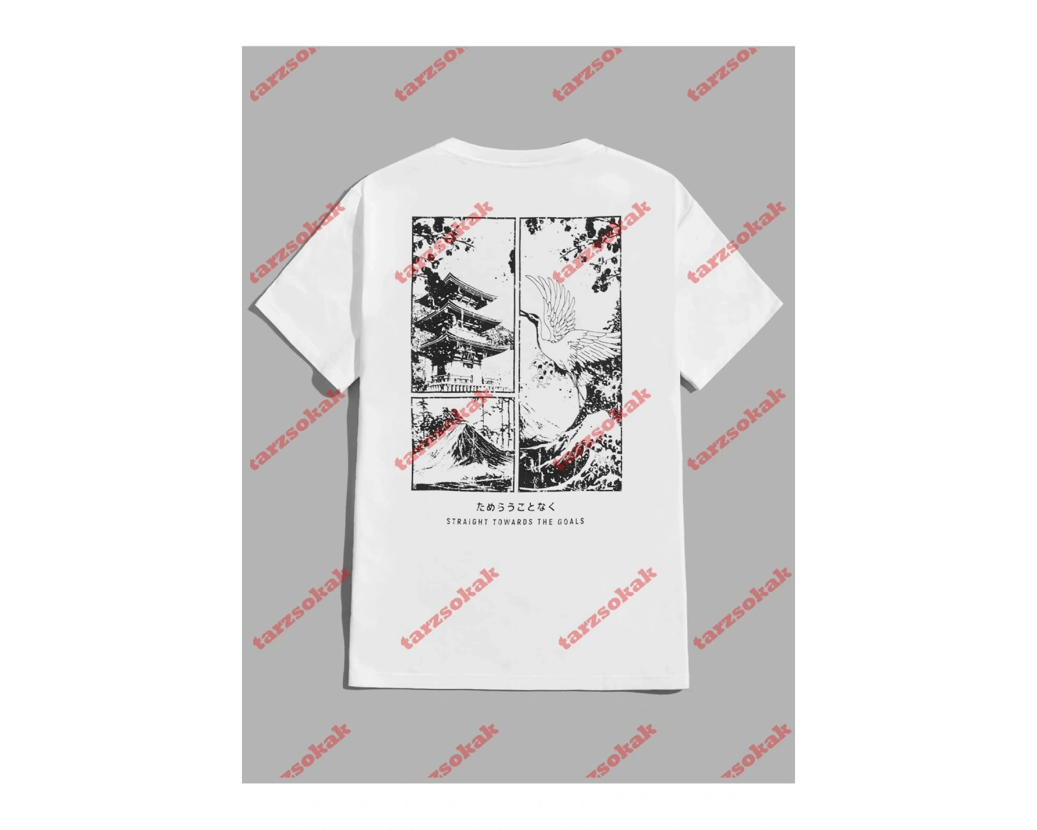 Model 3701 Erkek Yazlık Yuvarlak Yaka Kısa Kollu Günlük Tişört, Yaz