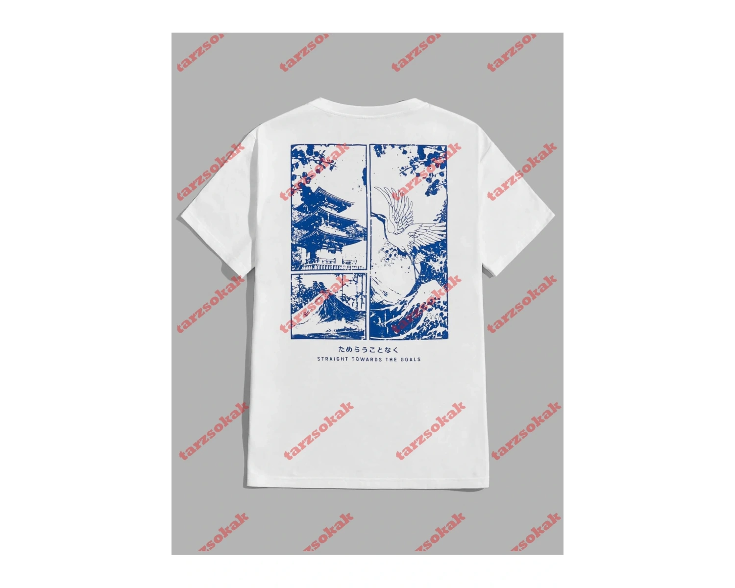 Model 3701 Erkek Yazlık Yuvarlak Yaka Kısa Kollu Günlük Tişört, Yaz