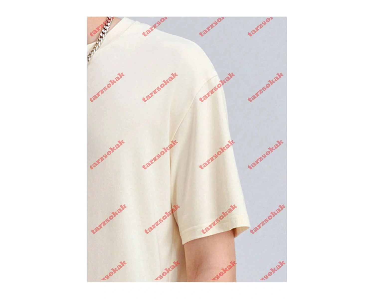 Model 3704 Erkek Yazlık Yuvarlak Yaka Kısa Kollu Günlük Tişört, Yaz