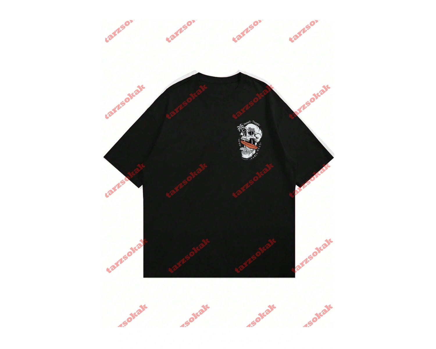 Model 3705 Erkek Yazlık Yuvarlak Yaka Kısa Kollu Günlük Tişört, Yaz