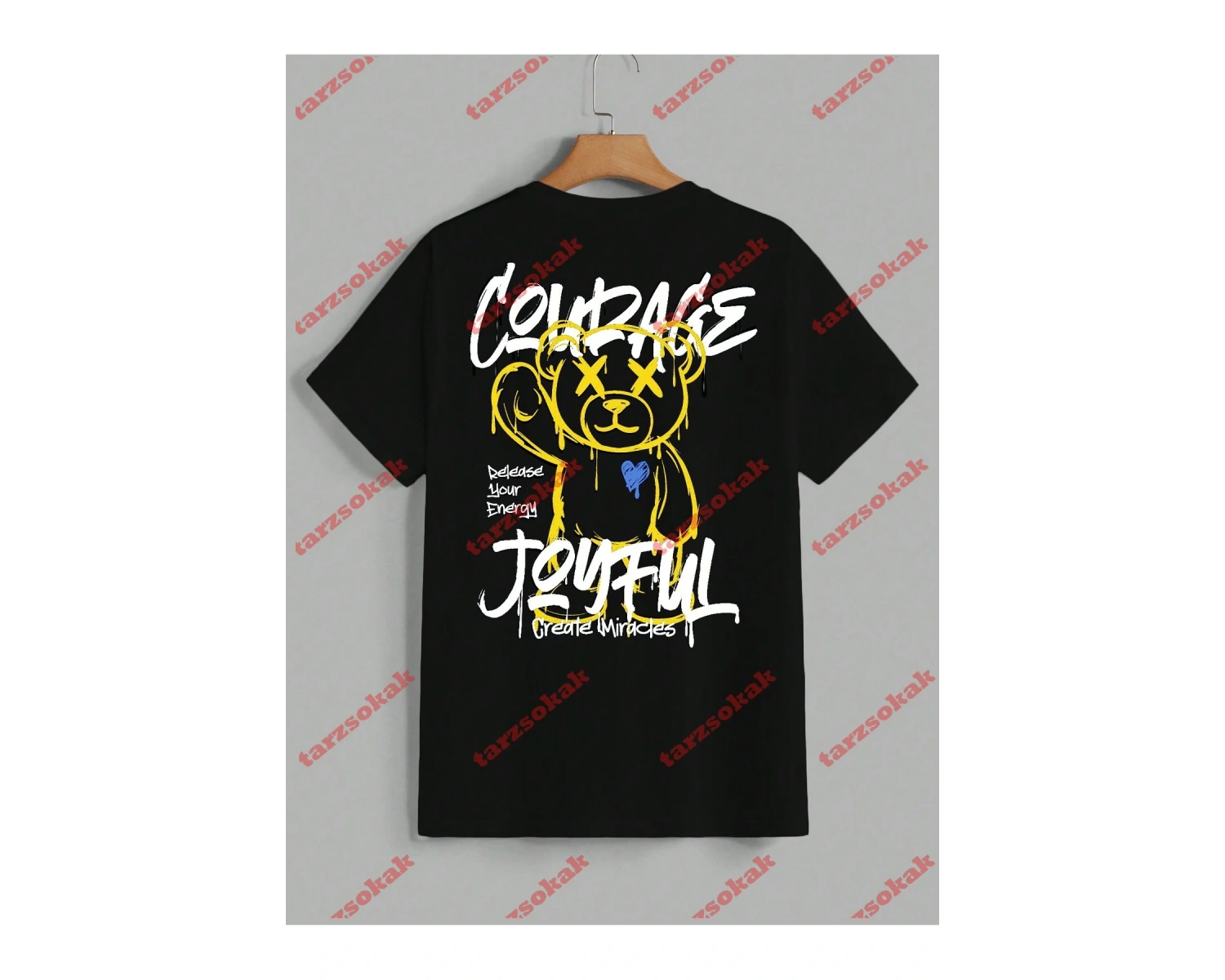 Model 3710 Erkek Yazlık Yuvarlak Yaka Kısa Kollu Günlük Tişört, Yaz